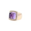 Fred Pain de Sucre large model ring in pink gold, diamonds and amethyst - Detail D2 thumbnail