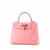 Hermès  Kelly 25 cm handbag  in azalea pink epsom leather - 360 thumbnail