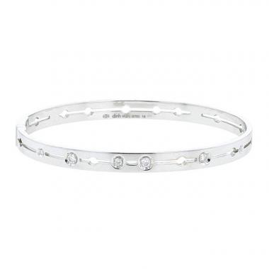 Brazalete Dinh Van Pulse de oro blanco y diamantes