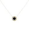 Tiffany & Co Tiffany T necklace in yellow gold, onyx and diamonds - 00pp thumbnail