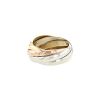 Cartier Trinity Semainier ring in 3 golds, size 50 - 00pp thumbnail