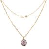 Pomellato Arabesques necklace in pink gold and amethyst - 360 thumbnail