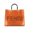 Fendi  Sunshine shopping bag  in brown leather - 360 thumbnail