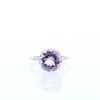Mauboussin  ring in white gold and Rose de France amethyst - 360 thumbnail