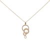 Chopard Happy Diamonds necklace in pink gold and diamond - 00pp thumbnail