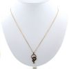 Chopard Happy Diamonds necklace in pink gold and diamond - 360 thumbnail