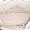Balenciaga   shopping bag  in white leather  and grey lizzard - Detail D3 thumbnail