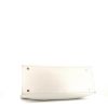 Balenciaga   shopping bag  in white leather  and grey lizzard - Detail D5 thumbnail