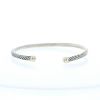 David Yurman Cable Classique bracelet in silver and yellow gold - 360 thumbnail