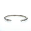 David Yurman Cable Classique bracelet in silver, pearls and diamonds - 360 thumbnail