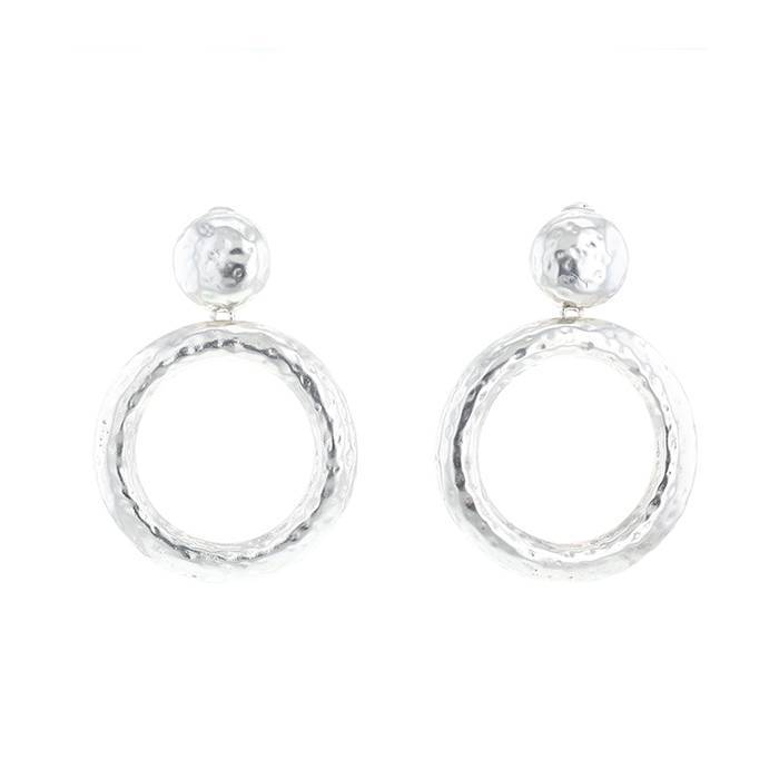 Lalaounis  earrings for non pierced ears in silver - 00pp