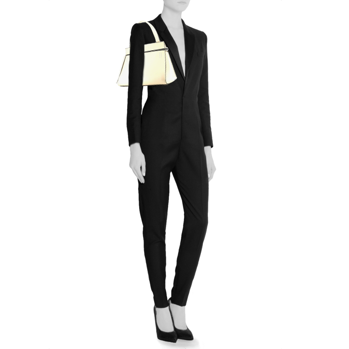 Borsa Celine  Edge in pelle beige - Detail D1