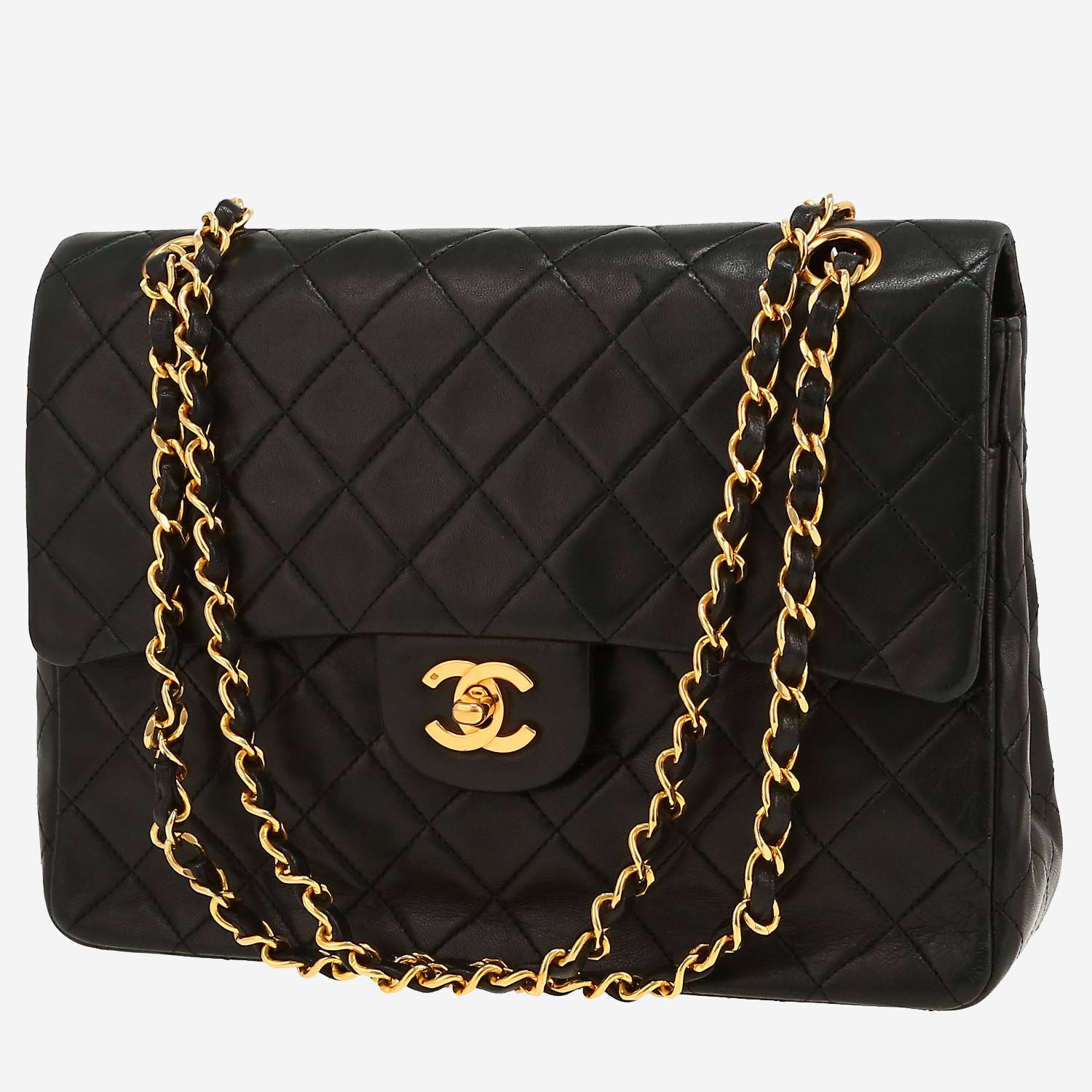 Chanel  Timeless handbag  in black quilted leather