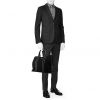 Bolso Cabás Hermès  Toto Bag - Shop Bag en lona negra - Detail D1 thumbnail