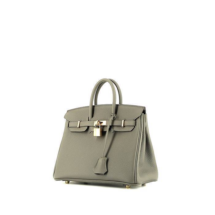 Hermès  Birkin 25 cm handbag  in grey togo leather - 00pp