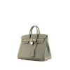Bolso de mano Hermès  Birkin 25 cm en cuero togo gris estaño - 00pp thumbnail