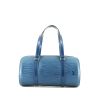 Borsa Louis Vuitton  Soufflot in pelle Epi blu - 360 thumbnail