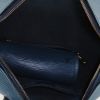 Louis Vuitton  Soufflot handbag  in blue epi leather - Detail D3 thumbnail