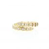 Bulgari Serpenti Viper ring in yellow gold and diamonds - 360 thumbnail