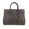 Borsa a tracolla Saint Laurent  Sac de jour modello piccolo  in pelle grigia - 360 thumbnail