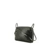 Bottega Veneta  Nodini shoulder bag  in black intrecciato leather - 00pp thumbnail