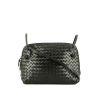 Bottega Veneta  Nodini shoulder bag  in black intrecciato leather - 360 thumbnail