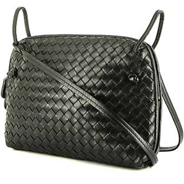 Bottega Veneta Small Nodini Leather Crossbody Bag In Grey