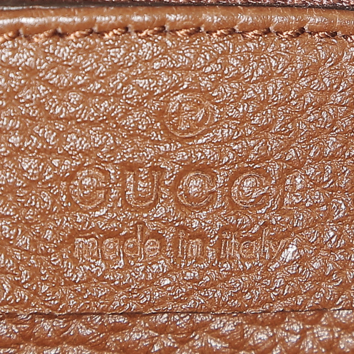 Shopping bag Gucci  Jackie Soft in pelle marrone - Detail D3