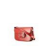Gucci  1955 Horsebit handbag  in red leather - 00pp thumbnail