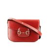 Gucci  1955 Horsebit handbag  in red leather - 360 thumbnail