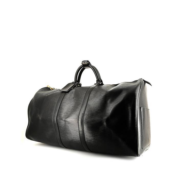 Louis Vuitton  Keepall 55 travel bag  in black epi leather - 00pp