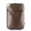 Valigia flessibile Louis Vuitton  Pegase in tela monogram marrone e pelle naturale - 360 thumbnail