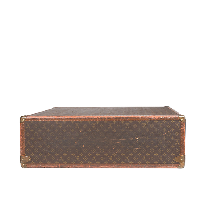 Valigia Louis Vuitton  Bisten 80 in tela monogram marrone e losine marrone - Detail D4