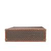 Louis Vuitton  Bisten 80 suitcase  in brown monogram canvas  and brown lozine (vulcanised fibre) - Detail D4 thumbnail