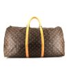 Louis Vuitton  Keepall 60 travel bag  in brown monogram canvas  and natural leather - 360 thumbnail