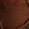 Bolsa de viaje Louis Vuitton  Keepall 60 en lona Monogram marrón y cuero natural - Detail D3 thumbnail