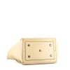 Bolso de mano Celine  Tie Bag modelo mediano  en cuero granulado beige - Detail D4 thumbnail
