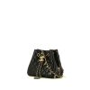 Chanel  Petit Shopping shoulder bag  in black quilted leather - 00pp thumbnail