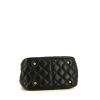 Sac bandoulière Chanel  Petit Shopping en cuir matelassé noir - Detail D4 thumbnail