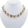 Bulgari Allegra necklace in yellow gold, pearls, colored stones and diamonds - 360 thumbnail