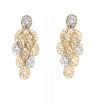 Paire de boucles d'oreilles Pomellato Arabesques en or rose et diamants - 360 thumbnail
