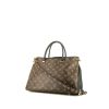 Bolso de mano Louis Vuitton  Pallas en lona Monogram marrón y cuero negro - 00pp thumbnail