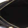 Bolso de mano Louis Vuitton  Pallas en lona Monogram marrón y cuero negro - Detail D3 thumbnail