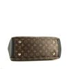 Bolso de mano Louis Vuitton  Pallas en lona Monogram marrón y cuero negro - Detail D5 thumbnail