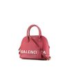 Balenciaga  Ville Top Handle shoulder bag  in red grained leather - 00pp thumbnail