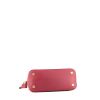Balenciaga  Ville Top Handle shoulder bag  in red grained leather - Detail D5 thumbnail