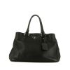 Prada   shoulder bag  in black grained leather - 360 thumbnail