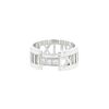 Tiffany & Co Atlas ring in white gold and diamonds - 00pp thumbnail