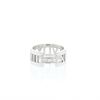 Tiffany & Co Atlas ring in white gold and diamonds - 360 thumbnail