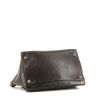 Prada  Twin Zip shoulder bag  in brown leather - Detail D5 thumbnail